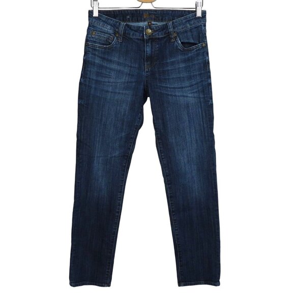 Kut from the Kloth Women 6 Straight Leg Denim Blue Jeans Pants Style KP494MS1N - Picture 1 of 9